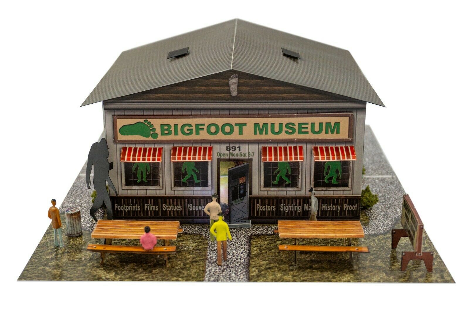 1/64 Bigfoot Museum Model Building Kit Memorabilia Gifts Toys Collectibles Art