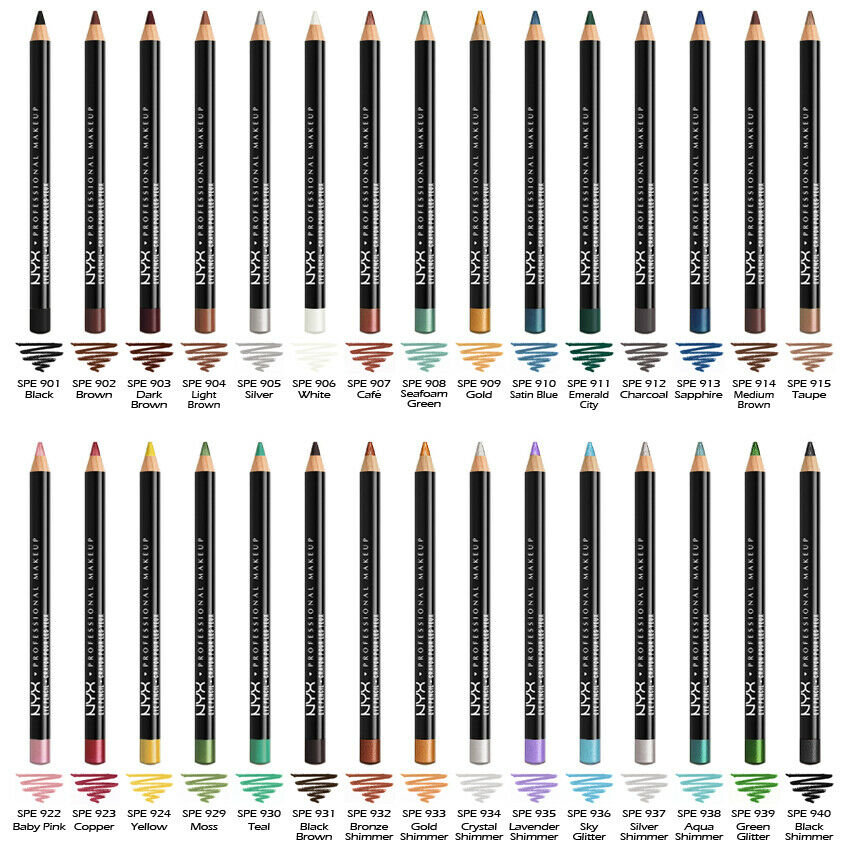 1 Nyx Slim Eye Pencil / Eyeliner - Spe "pick Your 1 Color"  *joy's Cosmetics*