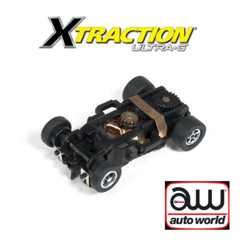Auto World Xtraction Ultra G Complete Chassis 1pk : 1:64 / Ho Scale Slot Car
