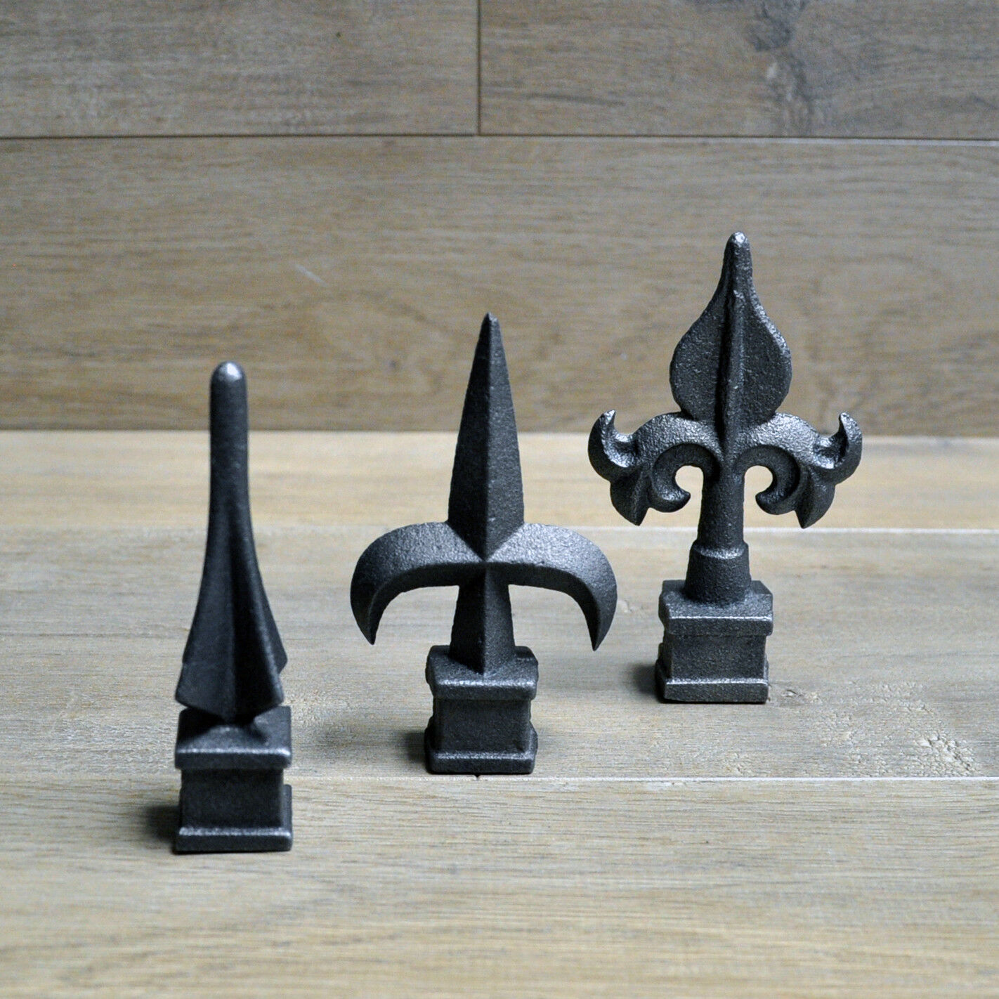 5/8" Cast Iron Spear, Finial, Spire, Ornamental Fence Topper Wrought Iron